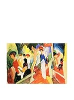 Especial Arte Lienzo Negozio di cappelli - Macke August Multicolor