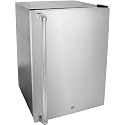 Rcs 4.6 Cu. Ft. Compact Refrigerator With Solid Stainless Steel Door And Towel Bar Handle