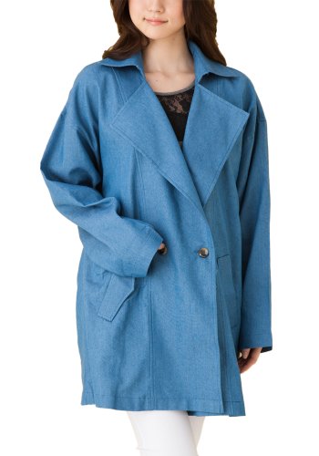 (ゴールドジャパン)Goldjapan 大きいサイズ レディース アウター ブレザー テーラードジャケット 無地 ゆったり 薄手 即納 春物