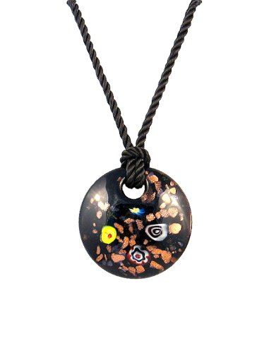 Necklace / Pendant - Murano Style Glass - Round (2
