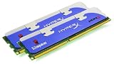 Kingston HyperX - Memory - 4 GB ( 2 x 2 GB ) - DIMM 240-pin - DDR3 - 1625 MHz / PC3-13000 - CL7 - 1.9 V - unbuffered - non-ECC