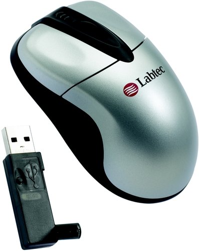 Childrens Toyshop  Electronics : Wireless Optical Mini Mouse Black/Silver