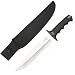 Jungle Master Survival Knife Fixed Blade Silver