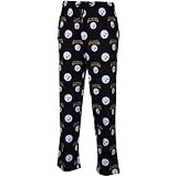 NFL Men's Pittsburgh Steelers Supreme Knit Pants (Black, Medium)