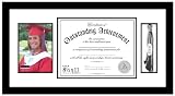 Malden Graduation Document Wall Frame with Tassel Holder with 3-Opening