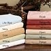 Hotel Concepts Egyptain Cotton 1200 Thread Count Bed Sheet Set Solid Sateen Blush - King