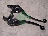 Brake & Clutch Levers - Kawasaki - ZX750 ZX7 ZX7R 89-03, ZX900 ZX9R 94-97, ZG1000 CONCOURS 92-06, ZX1000 ZX10 88-90, VN1500 VULCAN 87-00 - BLACK
