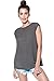 A+D® Womens Loose Fit Stripe Scoop Neck Top with Split Back