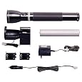 MAGLITE RX1019 Heavy-Duty Rechargeable Flashlight System, Black