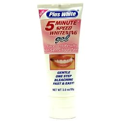 Plus + White Toothpaste 5 Minute Speed Whitening Gel 3 oz.