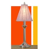 Modern Pink Bead Shade Lamp