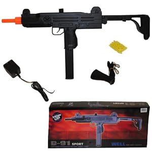 Well D91 Uzi - AEG Automatic Electric Airsoft Gun + BATTERY + CHARGER