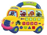 Animal Kingdom School Bus Electronic Educational Toy - Learn Letters, Numbers, Colors, & Shapes!