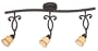 Old Bronze Finish 3-Light 26 1/4" Wide Track Ceiling Fixture
