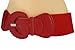 TFJ Women Fashion Belt Hip Waist Elastic Stretch Fabric Plus Size M L Xl True Red