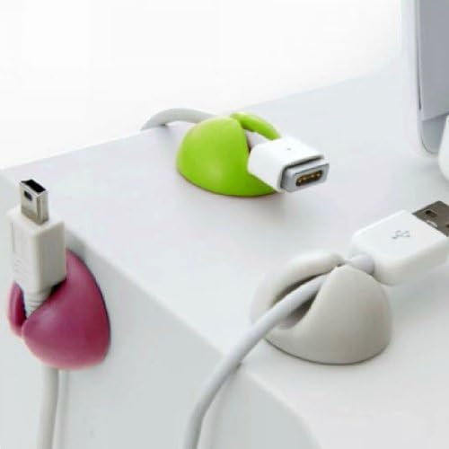 Jesi New 6 pcs Design Smart Wire Cable Drop Clip Line Fixer Organizer Holder