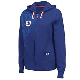 NFL New York Giants Pure Heritage II Long Sleeve Fullzip Slub Fleece Hoodie