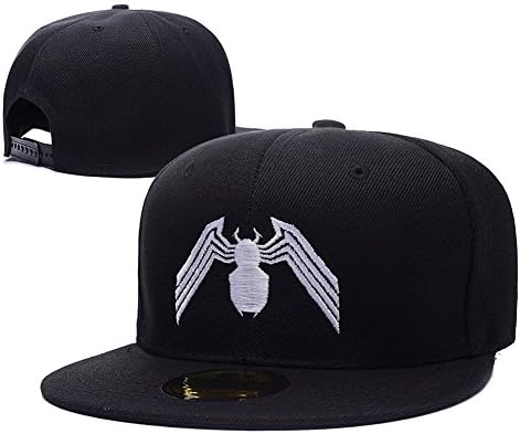 Spiderman Venom Logo Adjustable Snapback Embroidery Hats Caps