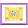 Flowerland Purple Personalized Print