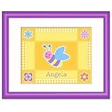 Flowerland Purple Personalized Print