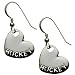 Hockey Sport Heart Earrings