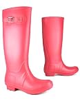 Solid Color Rain Boot 7 RED