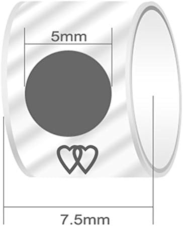 Fervent Love 18th Cylindrical Photo Charm Beads