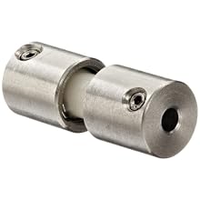 Stainless Steel 303 Mini-Joint Coupling, 5/16" OD, 23/32" Length, Max. Torque: 200 Oz/In