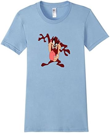 Women's Tasmanian Devil Taz Tee Shirt Slim Fit Medium Baby Blue