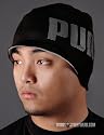 Puma Rev Black Winter Cap Beanie Knitted Hat RRP £20