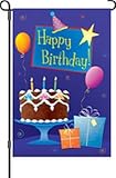 Happy Birthday Garden Flag