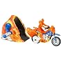 Fantastic 4 Human Torch Blazing Stunt Bike