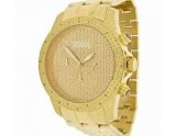 JoJino Mens Yellow Gold Diamond Watch 0.25ctw IJ1122