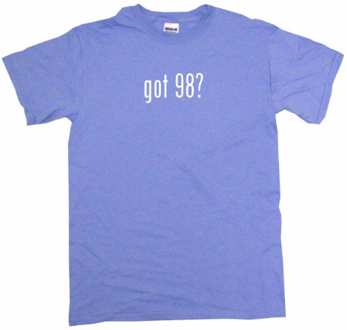got 98? Men's Tee Shirt Large-Light Blue