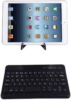 iAnder Ultra-Slim Wireless Bluetooth Keyboard for iPad Air 2 iPad Air/ iPad 4 /iPad 3/ iPad 2,iPad mini 3 / iPad Mini 2 / iPad Mini,iPhone 6 / iPhone 6 Plus,  iPhone 5S 5C 5/iPhone 4S 4 / Samsung Galaxy S5 S4 /Galaxy Note 3 / Samsung Galaxy Tab /Galaxy Tab Pro /Samsung Galaxy Note / Samsung Galaxy Note Pro/ Google Nexus or other Tablet with Portable Stand Holder