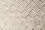 Box Seat Cushion Cover - 24in by 22in - Diamonds on Canvas - Ivory