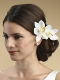 Set of Ivory Orchids Bridal Bobbi Pins