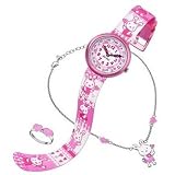 [フリック フラック]FLIK FLAK 腕時計 Bunny BIJOUX バニー・ビジュー ZFTB008 キッズサイズ 腕回り: 約12cm-16cm [正規輸入品]