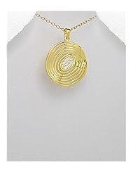 CZ Pendant Necklace In 92.5 Sterling Silver