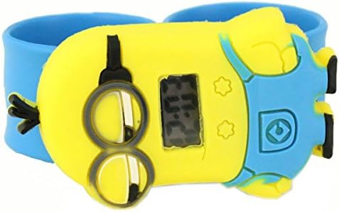 3D Eye Despicable Me Minions Cartoon Clap Watch Precious Milk Dad Cute Children Quartz Wrist Watches