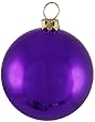 Shiny Royal Purple Commercial Shatterproof Christmas Ball Ornament 3.25" (80mm)
