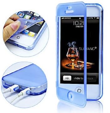 Touch screen of TPU transparent body for the iPhone 4/4 (various colors) , White