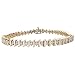 Sporting Goods : Choice of 10k White or Yellow Gold Diamond S-Link Tennis Bracelet (2 cttw, I-J Color, I1-I2 Clarity)