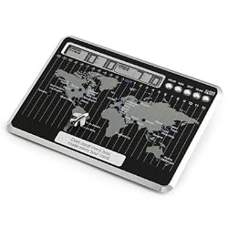 Personalized Airplane World Time Clock Gift