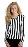 Women's Long-Sleeve Referee Uniform Shirt for Sports Bars & Restaurants