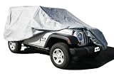 Rampage Products 1203 Car Cover, 3 Layer Grey 2Dr Wrangler 07-09 (including lock, cable & storage bag)