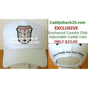 white golf hat