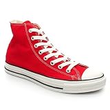 Converse All Star Hi Top - 12 Uk - Red - Fabric