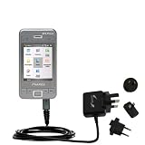 International Wall Home AC Charger for the Pharos PGS Phone 600 - uses Gomadic TipExchange Technology