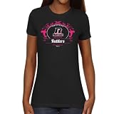 AFL Arizona Rattlers Ladies Paisleyball Slim Fit T-Shirt - Black